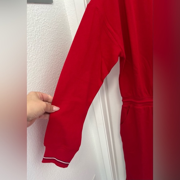 NWT Tommy Hilfinger women sweatshirt red dress - Picture 12 of 16